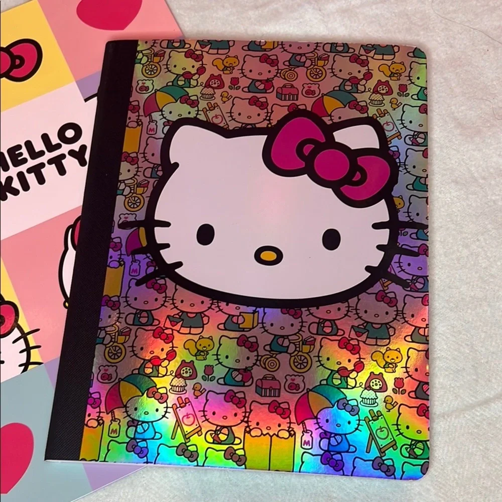 NWT Hello Kitty Notebook and Portfolio Folder Set Gift Set